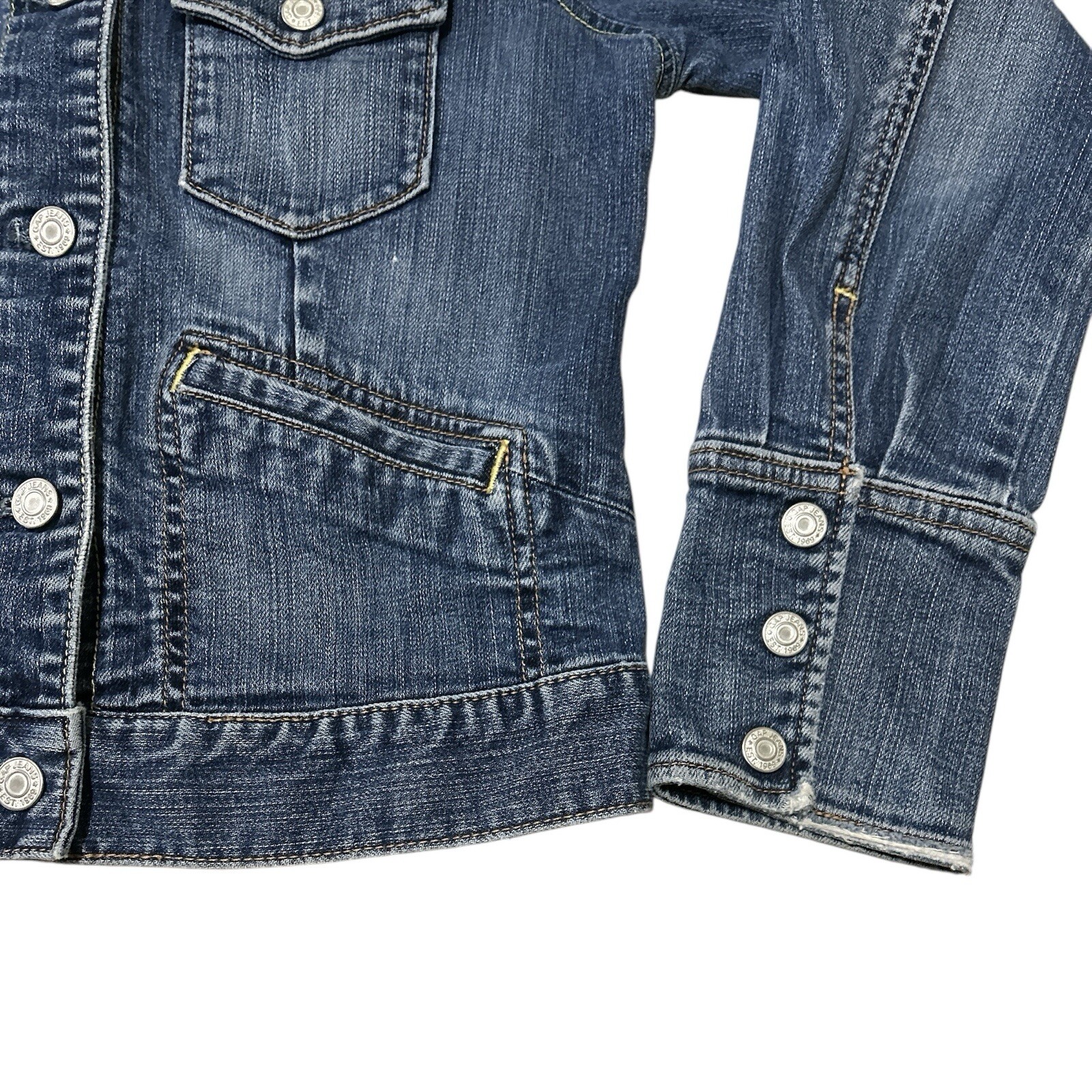 Gap Women’s Full Button Front Closure Stretch L/S… - image 4