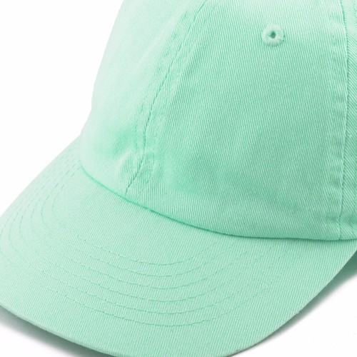 Cotton Hat - Kids Washed Cotton and Denim Low Profile Plain Baseball Cap - Picture 9 of 114