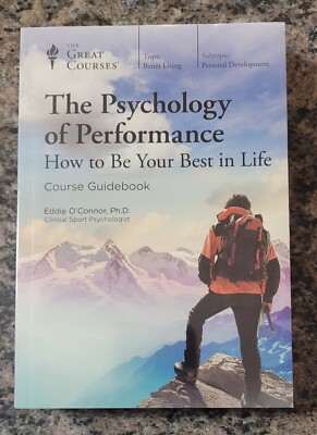 Great Courses The Psychology Of Performance How To Be Your Best DVD W/Guidebook