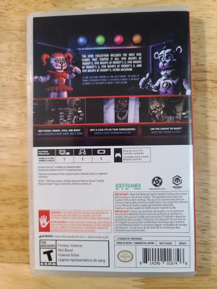 Five Nights At Freddy's: Security Breach on Nintendo Switch