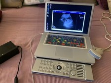 Ecografo portatile usato MacPro con 2 sonde Aloka ottimo stato