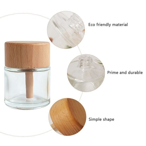 Wood Aroma Diffuser Bottle Diffuser Bottles Vase Empty Glass Diffuser Bottle - Picture 6 of 9