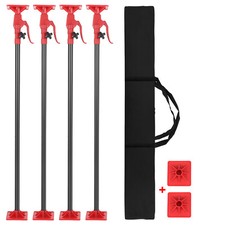 Cabinet Jack Support Pole, 45"-114" Third Hand Tool, Adjustable Support Pole 4PC