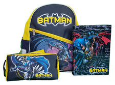 Batman - Zaino Asilo x la Scuola + Diario +Astuccio Tombolino - Giochi preziosi