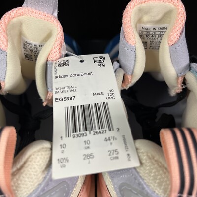 adidas Zoneboost BOOST 'AeroBlue/Clear Orange' Basketball EG5887