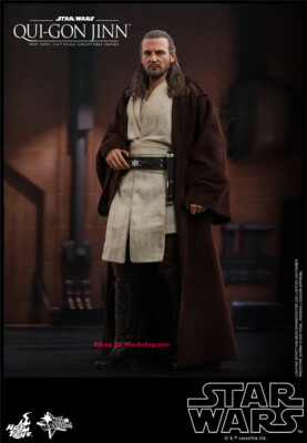 1/6 Hot Toys HT MMS525 Star Wars Qui-Gon Jinn Action Figure In
