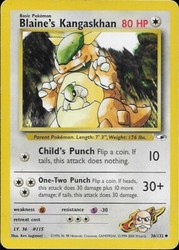 Blaine's Kangaskhan 36/132 Gym Heroes