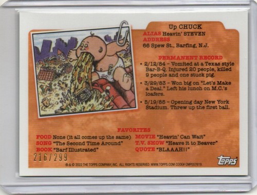 2022 Topps Garbage Pail Kids Refractors Series 5, U Pick, Free Shipping, Disc 2+ - Picture 32 of 235