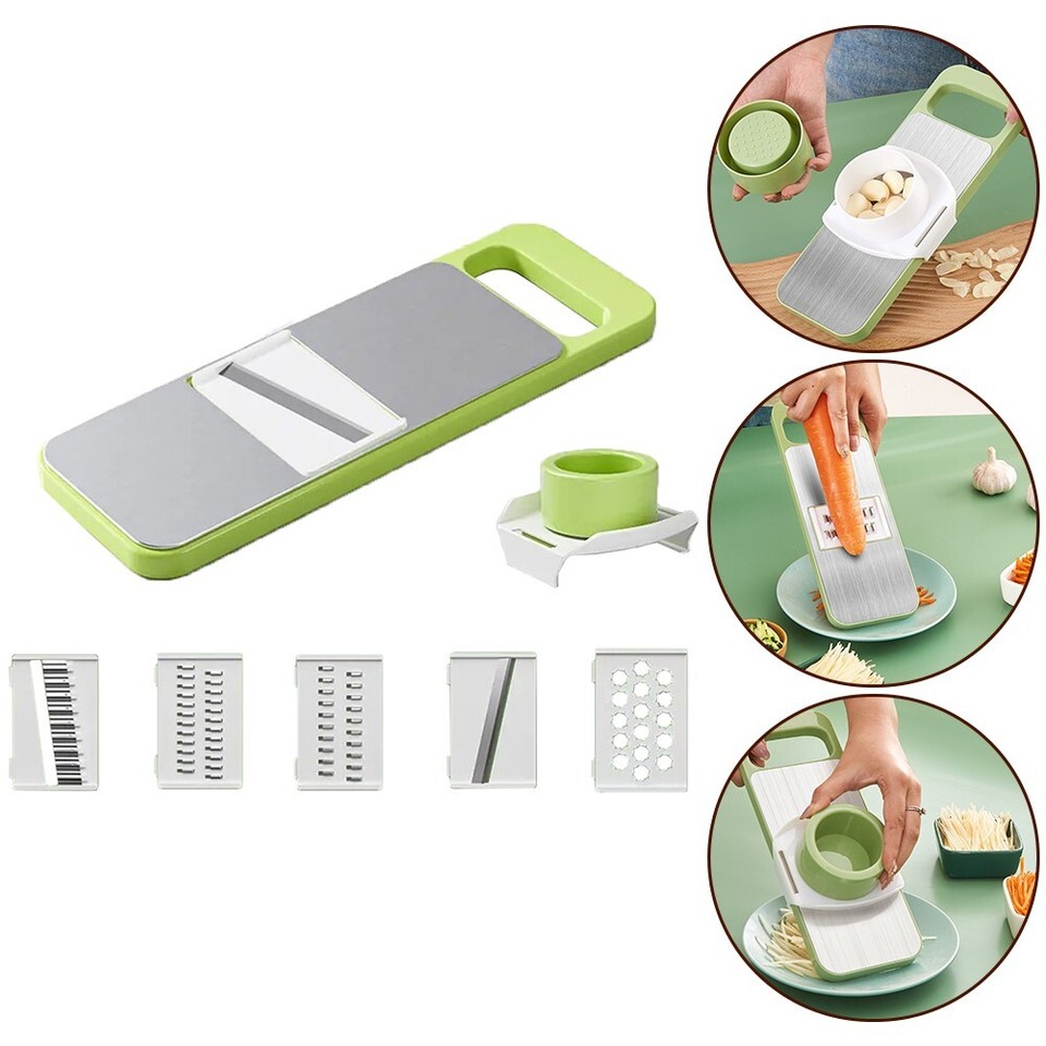 Precise Cutting Vegetable Slicer Graters 5 in 1 Manual Kitchen Utensil