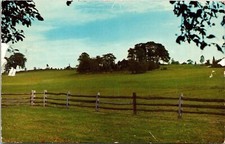 Gettysburg National Military Park Angle Picketts Fence Postcard PM Rockville WOB
