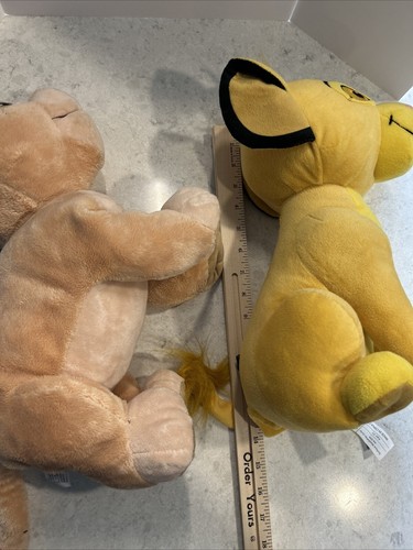 Disney Parks Exclusive Plush The Lion King Nala & Simba Stuffed Animal 14” Lot - Picture 12 of 13
