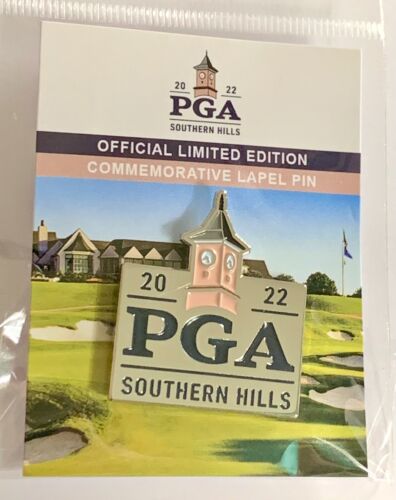 2022 Pga Championship Pin Southern Hills przypinka do klapy golfowej justin thomas wygrywa nowa - Zdjęcie 1 z 12