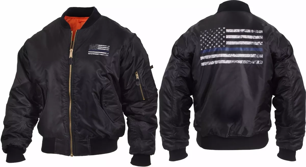 Thin blue deals line windbreaker
