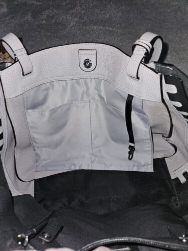 Borsa da trasporto Tumi Georgica VALORIE 100% PELLE - GRIGIO e NERO - Foto 9 di 10