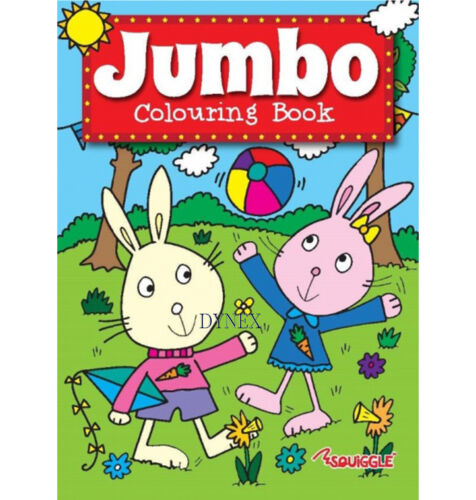 KIDS A4 Jumbo Activity Colouring Book Books OVER 140 PAGES boys girls - Picture 9 of 16