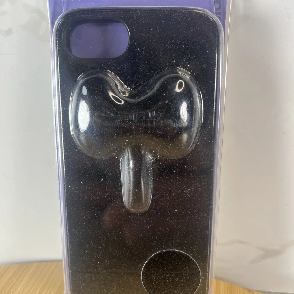 Funda para teléfono iPhone5 negra cristal suave brillante Claire's se adapta a i phone 5 Foto 2 de 4