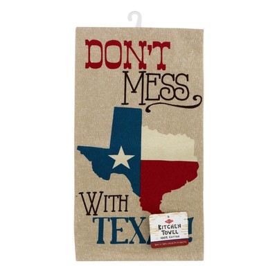 Don T Mess With Texas Kitchen Towel Ebay