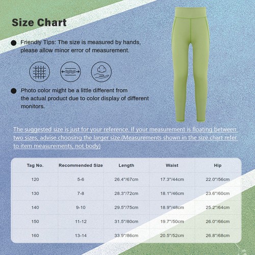 Girls Sportwear Running Outfits Bottoms Tracksuits Capri Pants Daily Loungewear - Picture 20 of 79