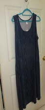 Ambrielle Womens Scoop Neck Night Gown or Dress Blues New with tags, size XL