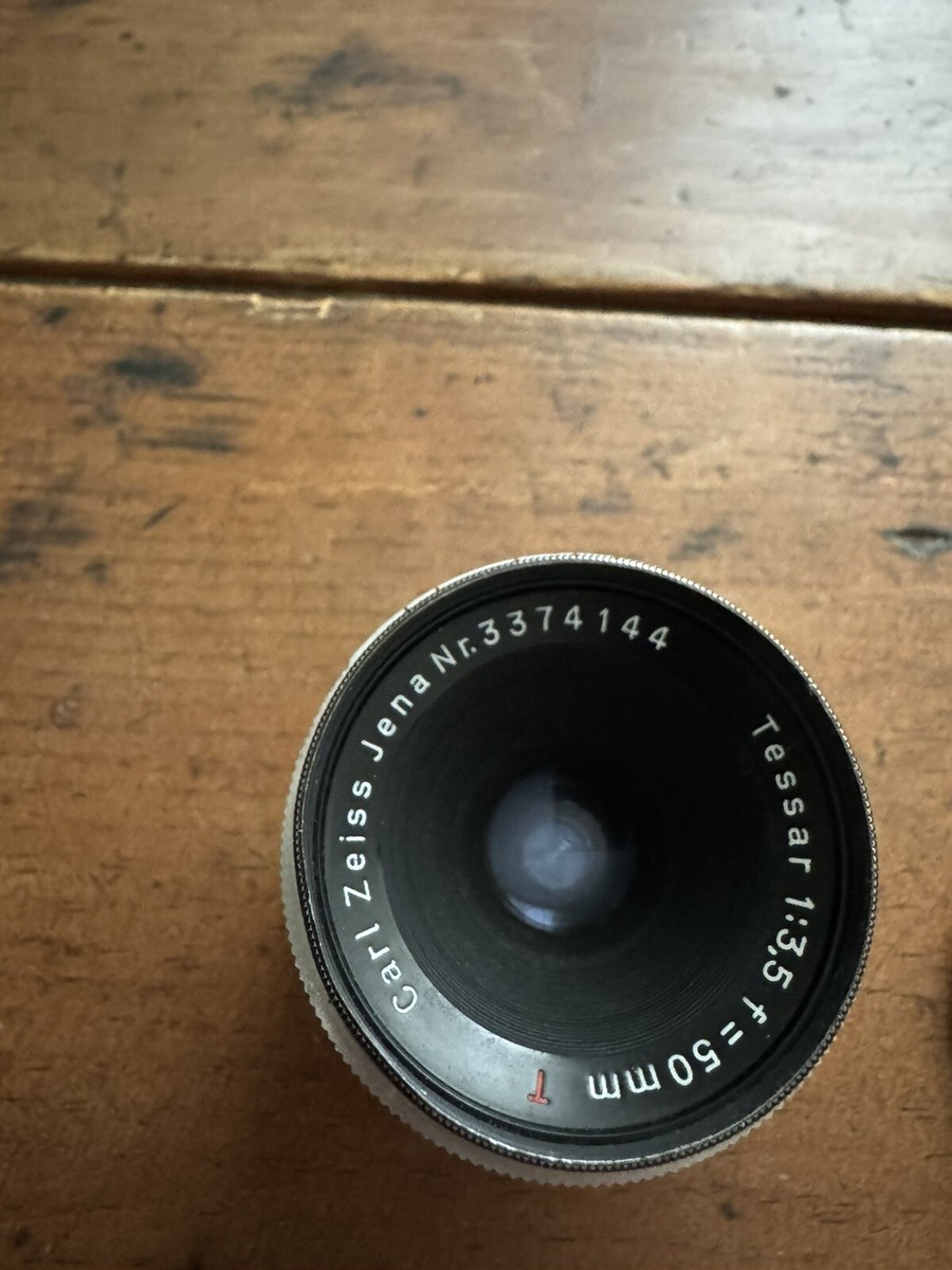 Carl Zeiss Jena Tessar 50mm f3.5 Red T | eBay Carl Zeiss Jena Tessar 50mm f3.5 Red T | eBay