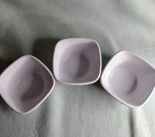 Corelle Coordinates Stoneware White Ramekin 7 oz 207 ml EUC 4" Sq - 1 available - Picture 3 of 8