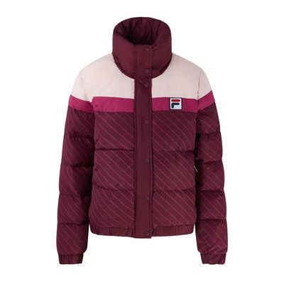 Fila Womans Lottie Full Zip Retro Puffa Jacket