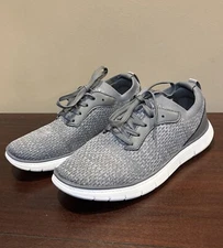 Bruno Marc Mens Sz 8.5 Mesh Oxfords Sneakers Casual Gray Lightweight Shoes EUC