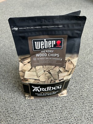 Weber - Ardbeg - Hickory Wood Chips 0,7 KG (NEU/OVP/VERSIEGELT)