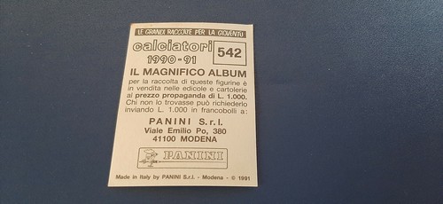 Figurine Calciatori Panini 1990/91 Nuove - Scegli dall'elenco da 281 a 556 - Imagen 237 de 257