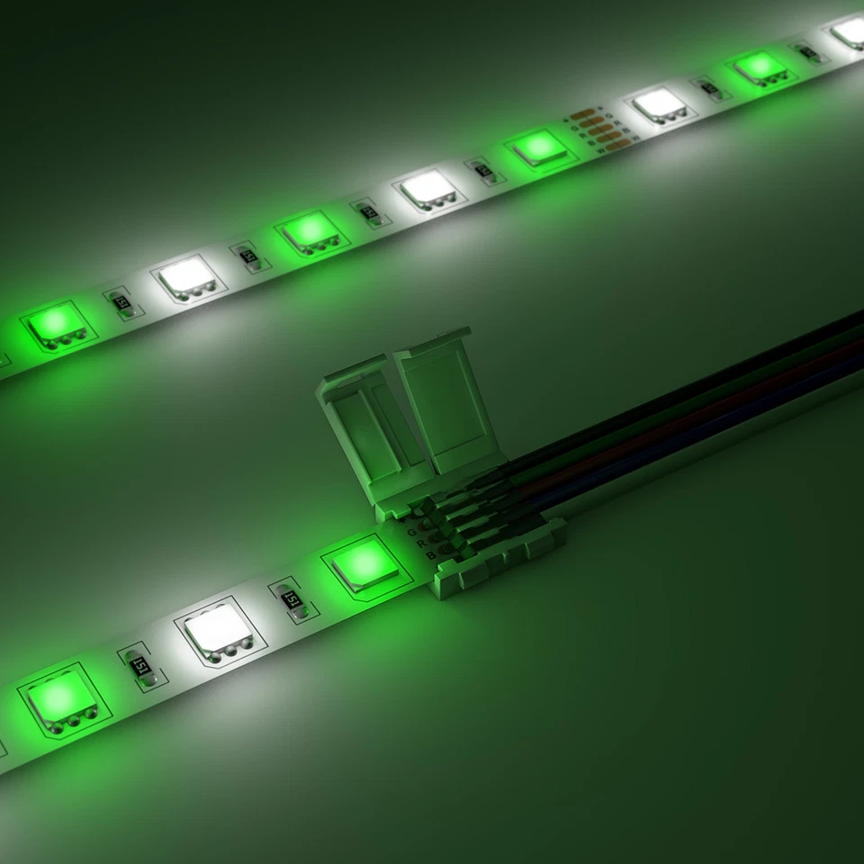 Strip to Strip Connector Plug/Wire for 10mm SMD 5050 RGBW/RGBWW LED Strip Light - Image 2 of 4