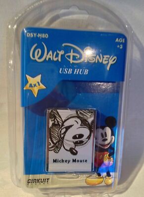 Mickey Mouse Cartoon Sketch Retro USB 4 Port Laptop PC Weihnachten Strumpf Füller