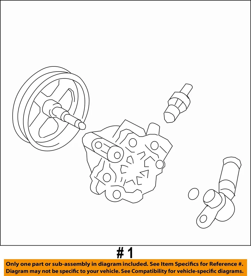 Used Power Steering Pump fits: 2009 Lexus RX350  Grade A - Изображение 4 из 4