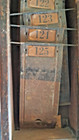 Chicago Aurora and Elgin Railroad Vintage TIME CLOCK Wood Card Holder Rack Train — photo 10