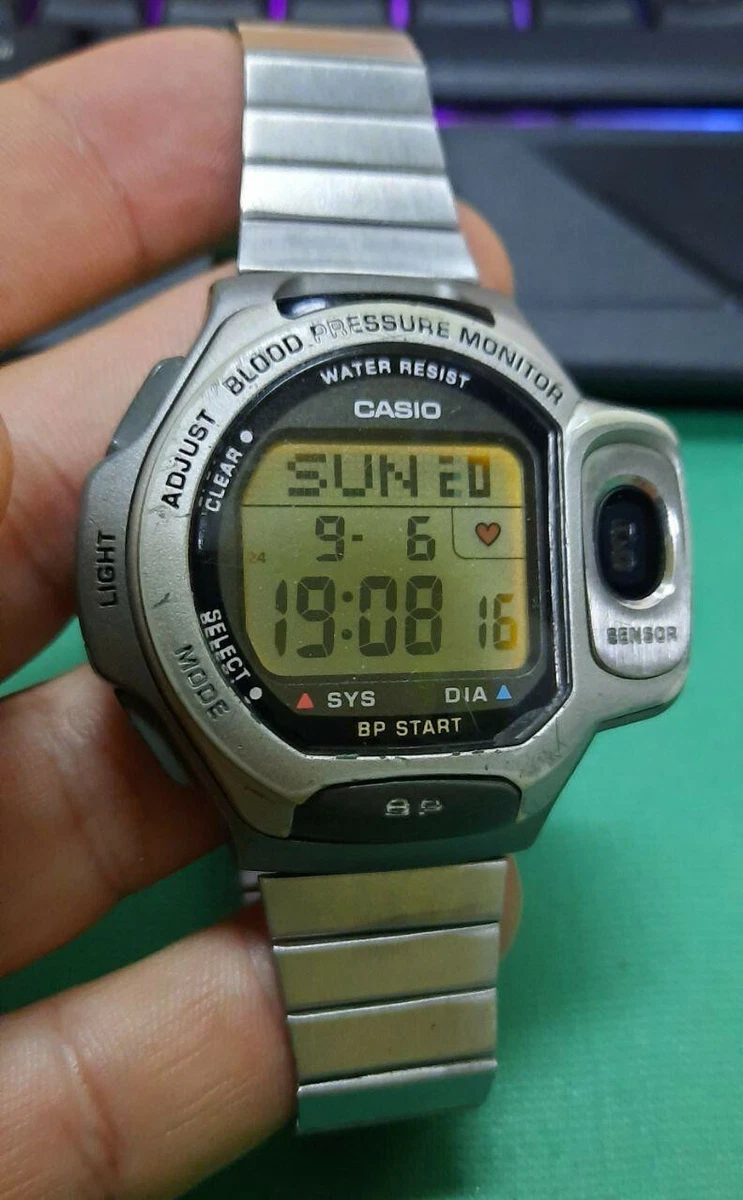 VINTAGE CASIO BP-1B BLOOD PRESSURE WATCH MADE IN JAPAN Y Module