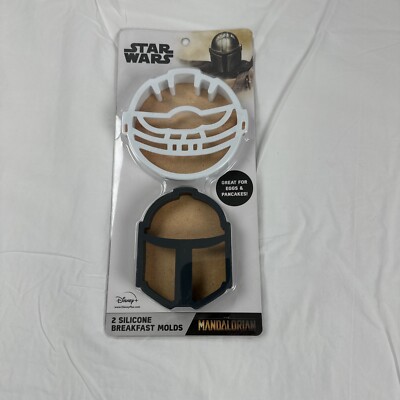 Star Wars The Mandalorian 2 Silicone Egg & Pancake Breakfast Molds Disney