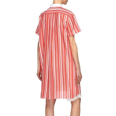 sacai STRIPE SEETHROUGH SHIRT ワンピース sacai STRIPE SEETHROUGH SHIRT ワンピース - メルカリ