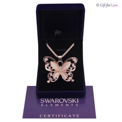 1 Pezzo Collana Pendente Ciondolo Per Catena Clavicola Con Farfalla A