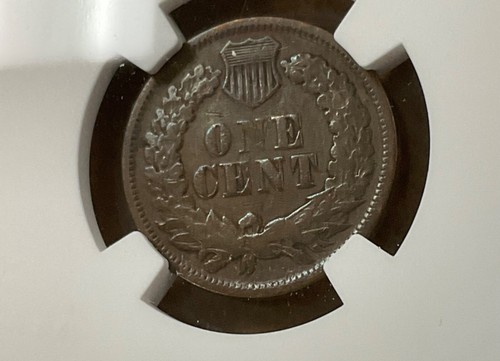1864 L BRONZE 1C NGC VF DETAILS INDIAN HEAD CENT - Picture 6 of 6