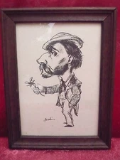 Beautiful Picture Cartoon Drawing Signed!