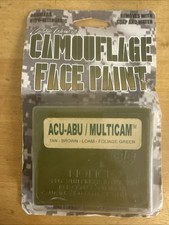 ALL-PURPOSE CAMOUFLAGE FACE PAINT - 4 COLORS - MIRROR INCLUDED