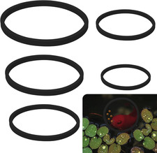 5 Pcs Fish Feeding Ring,Aquarium Floating Plant Rings Aquarium Floating Plant Ba