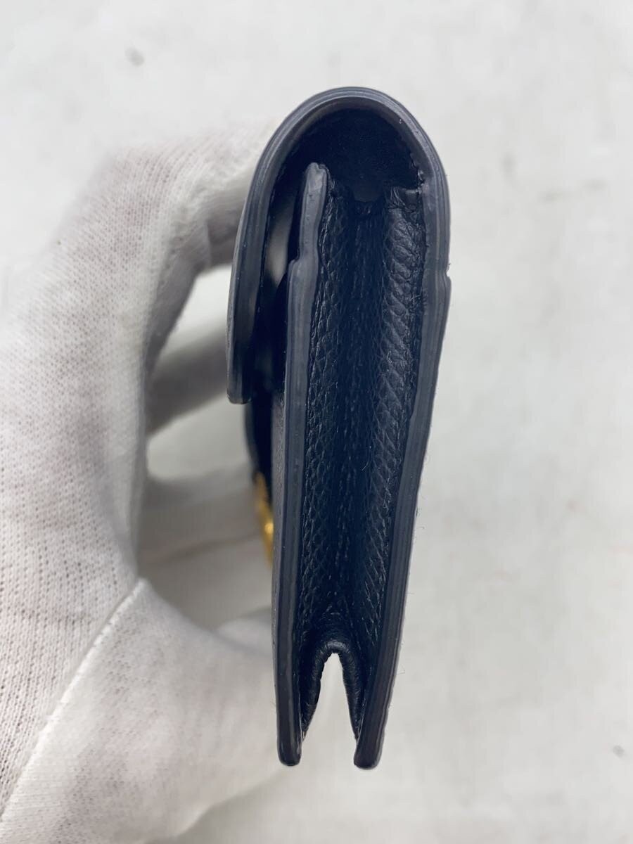 Christian Dior Women's Leather Card Case, Black, Solid Color, 43-MA-0211 thumbnail 6