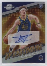 2023 Panini Contenders Optic Up and Coming 85/125 Brandin Podziemski Auto 12po