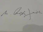 Michael Roscoe Ingle-Finch pencil signed Battle of Britain RAF WW2