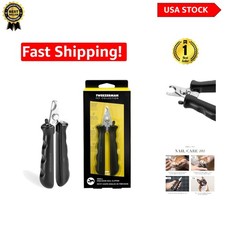 Ergonomic Small Nail Clippers for Dogs Cats - Stainless Steel, Vet Approved