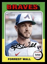 Forrest Wall 2024 Topps Heritage #494 Atlanta Braves ROOKIE Buy10get5FREE