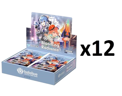 ホロライブ ブルーミングレディアンス 英語版 box 2nd print 12 Hololive OCG English Blooming Radiance Booster Box CASE Sealed