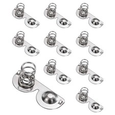 10Pcs Battery Spring Contact 21 x 8 Positive Negative Bipolar inner Circle 