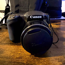 Canon PowerShot SX500 IS 16MP 30x Bridge Camera Black w Charger, USB/HDMI