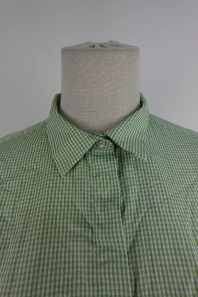 Fay Hemd Baumwolle Frau Gr. XL Hemd Frau Casual Vintage " Gingham " - Bild 2 von 4